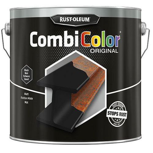 Roestwerende verf CombiColor matzwart - Rust-Oleum