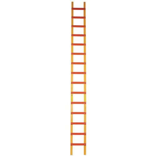 Dakladder, hout - 11 tot 19 treden - Spreiding 25 cm - Centaure