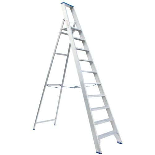 Industriële trapladder aluminium - enkelzijdig