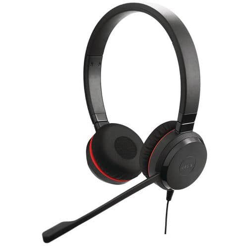 Headset met snoer Jabra Evolve 20 UC Duo/mono