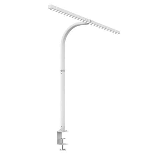 Bureaulamp Led STRATA met klemvoet wit - UNILUX