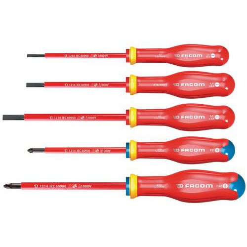 Set van 5 geïsoleerde Protwist® schroevendraaiers - 1000 V