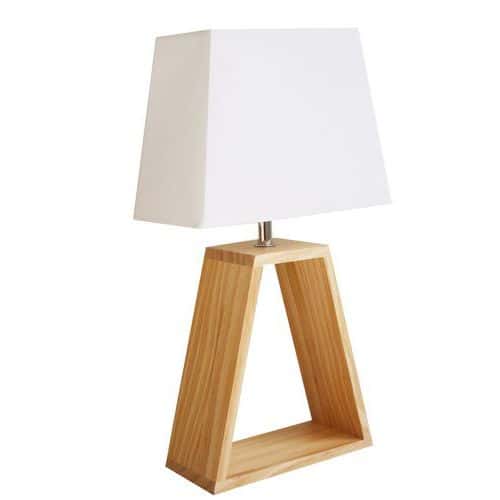 Bureaulamp Dune Led wit/hout - UNILUX