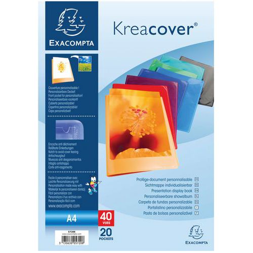 Showalbum kreacover® 20 st. chromaline 20 tassen 40 zicht A4