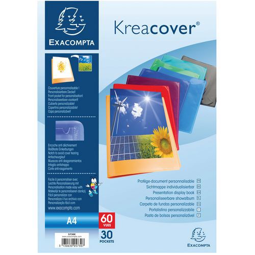 Showalbum kreacover® 12 st. chromaline 30 tassen 60 zicht A4