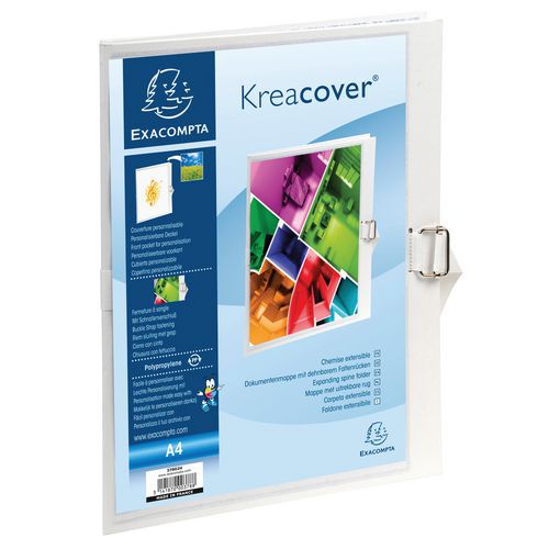 Map kreacover® met uitrekbare rug 24x32 cm Exacompta