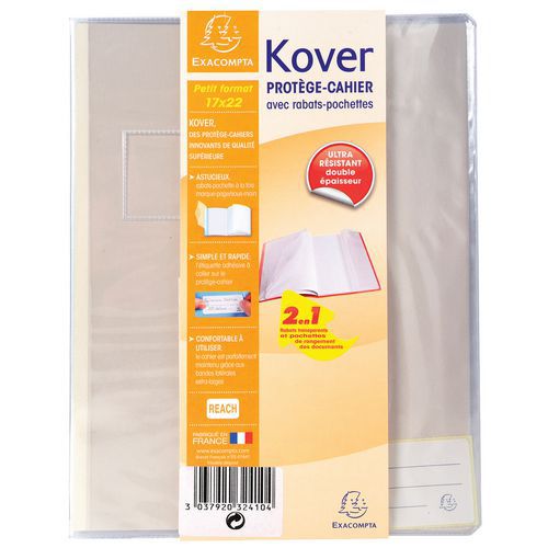 Schriftomslag doorzichtig kover® 17x22 cm Exacompta