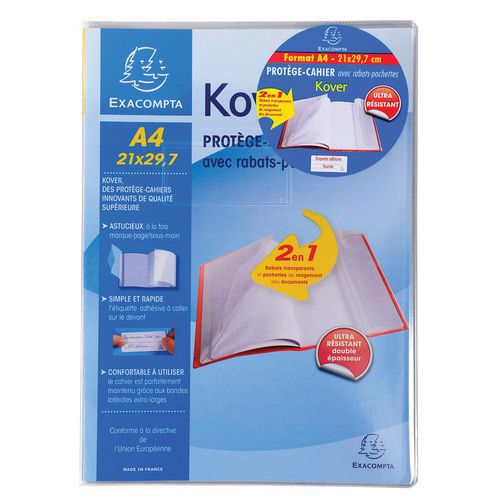 Schriftomslag doorzichtig kover® 21x29,7cm Exacompta