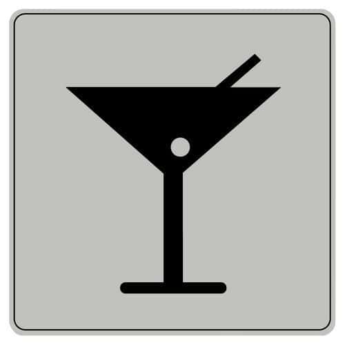 Pictogram van polystyreen ISO 7001 - Bar