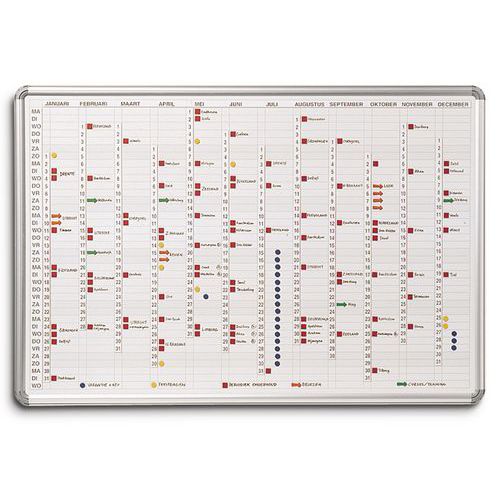 Verticale jaarplanner- Duits