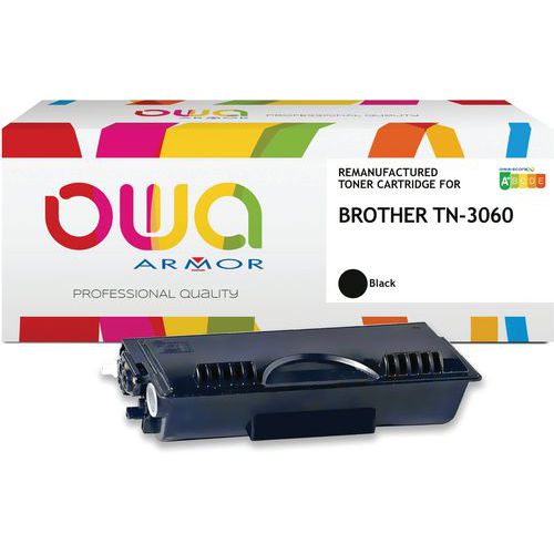 Toner refurbished Brother TN-3060 - Zwart - Owa