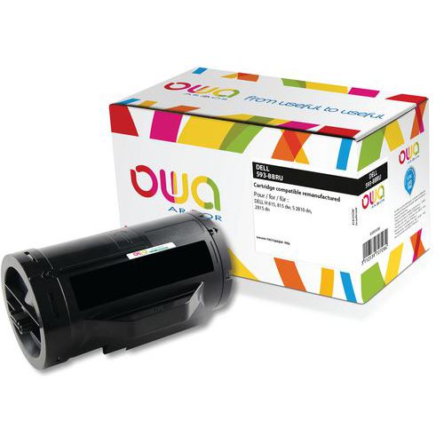 Toner refurbished Dell 593 - BBRU - Zwart - Owa