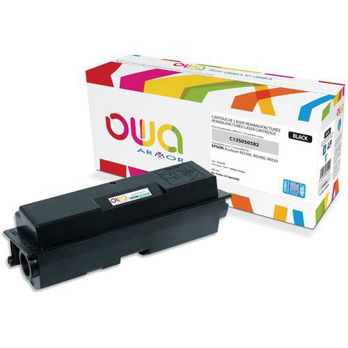 Toner refurbished Epson C13S050582 - C13S050584 Zwart - Owa