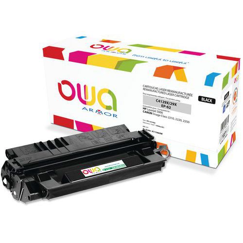 Toner refurbished HP C4129X - Canon cartridge H - Zwart - Owa