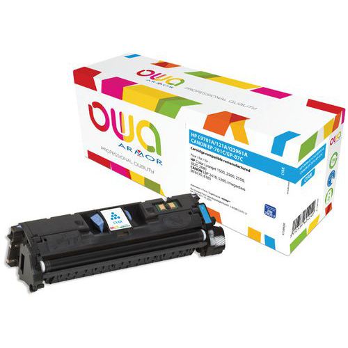 Toner refurbished HP C9701A-HP Q3961A-Canon EP-87C-701C Owa