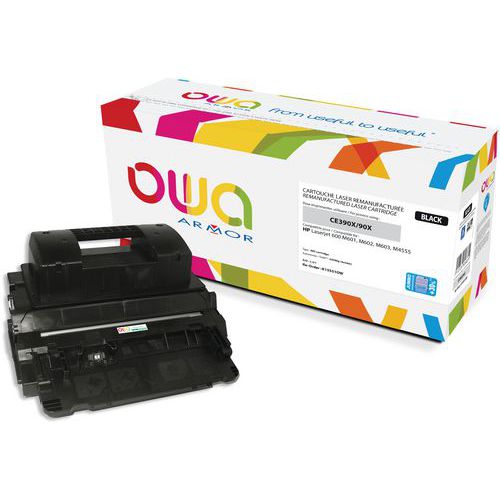 Toner refurbished HP CE390X - zwart - Owa