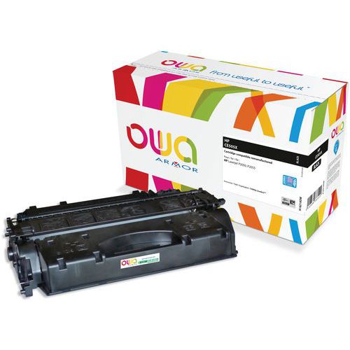 Toner refurbished HP CE505X - zwart - Owa