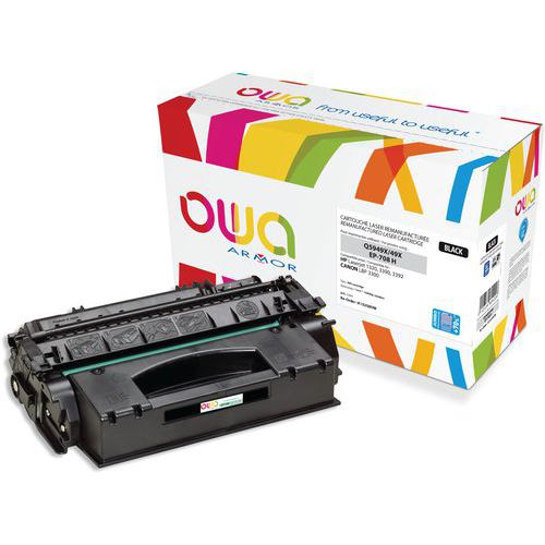 Toner refurbished HP Q5949X - Canon 708H - Zwart - Owa