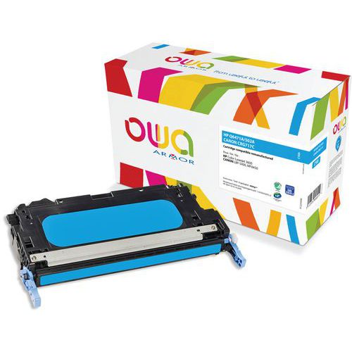 Toner refurbished HP Q6471A - Canon 717C - Cyaan - Owa