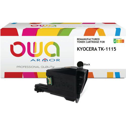 Toner refurbished Kyocera TK-1115 - Zwart - Owa