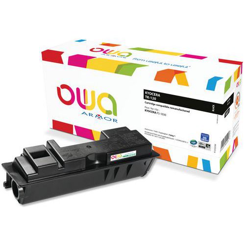 Toner refurbished Kyocera TK-120 - zwart - Owa