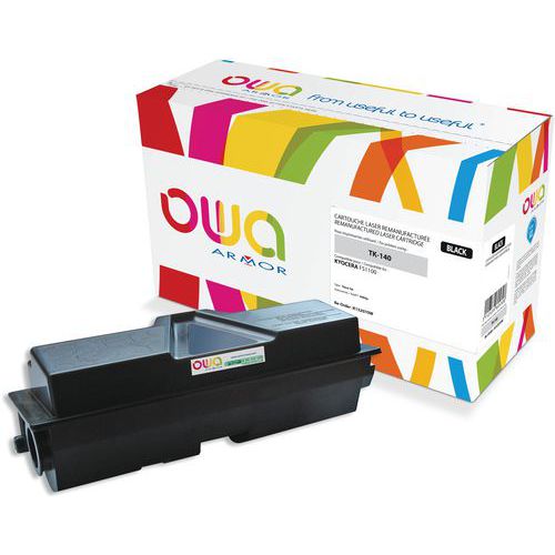 Toner refurbished Kyocera TK-140 - zwart - Owa