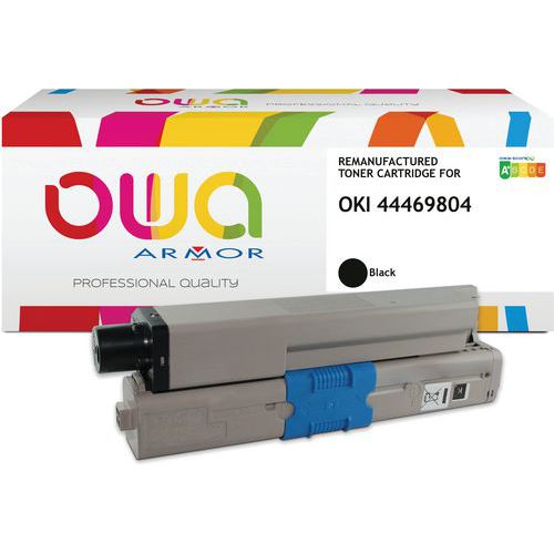 Toner refurbished OKI 44469804 - Zwart - Owa