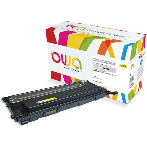 Toner refurbished Samsung CLT-Y4092S/ELS - Geel - Owa