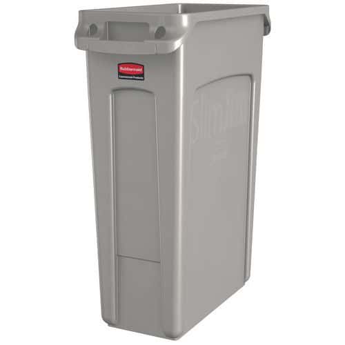 Slim Jim met luchtsleuven 87 ltr Rubbermaid