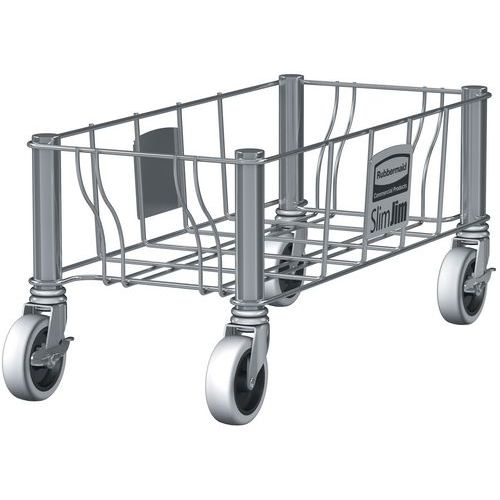 Slim Jim enkelvoudige RVS dolly Rubbermaid