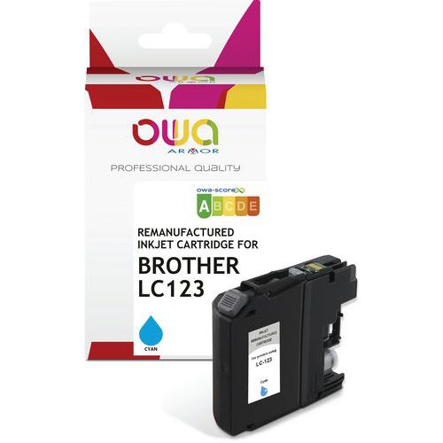 Inktcartridge refurbished Brother LC123 - Owa