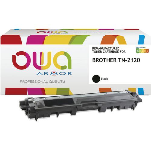 Toner refurbished Brother TN-2120 TN2150 - Zwart - Owa