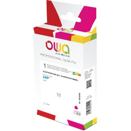 Inktcartridge refurbished HP 11 - Magenta - Owa