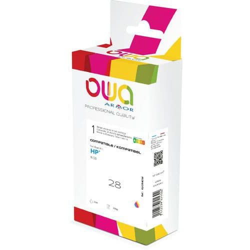 Inktcartridge refurbished HP 28 - 3 kleuren - Owa