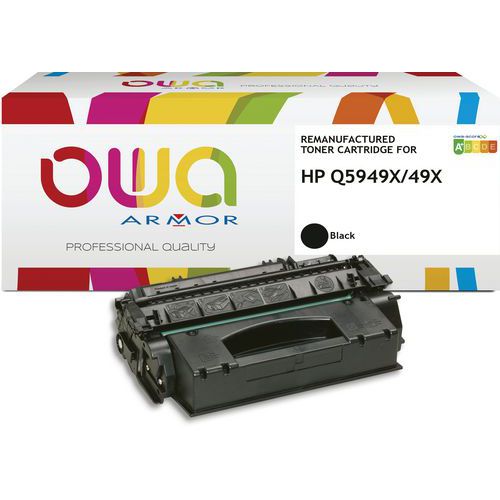 Toner refurbished HP Q5949X - zwart - Owa