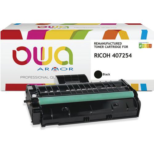 Toner refurbished Ricoh 407524 - Zwart - Owa