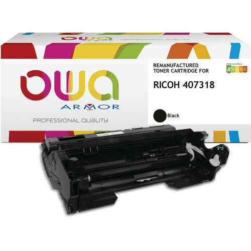 Toner refurbished Ricoh 407324 - Zwart - Owa