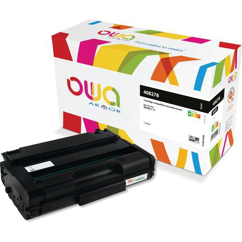 Toner refurbished Ricoh 408278 - Zwart - Owa