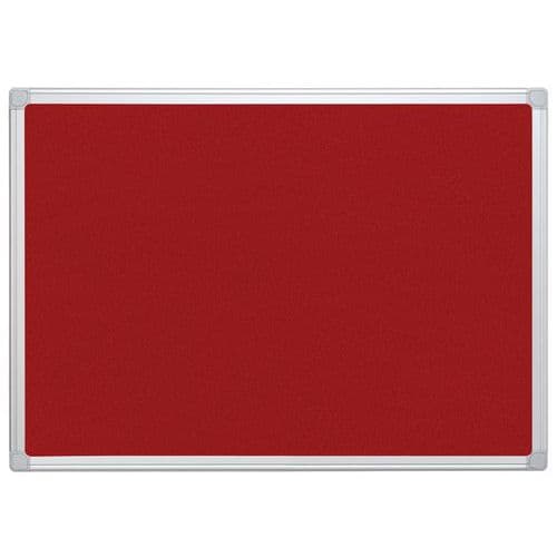 Textielprikbord - Rood