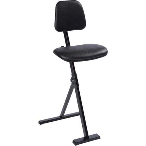 Zit- en stastoel met vulling voor de werkplaats - Global Professional Seating