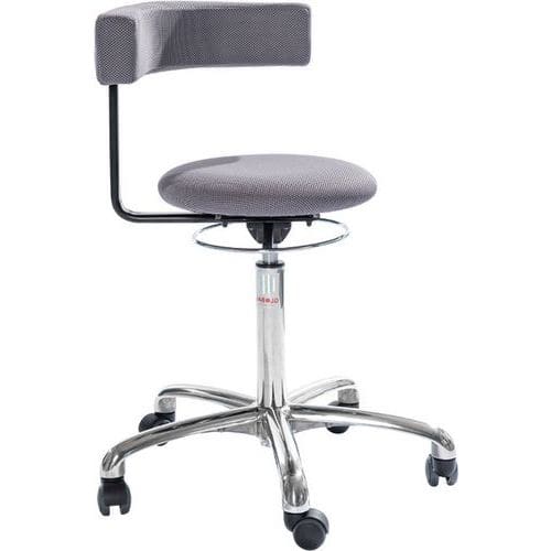 Gestoffeerde stoel Saturn Alu610 stof - Global Professional Seating