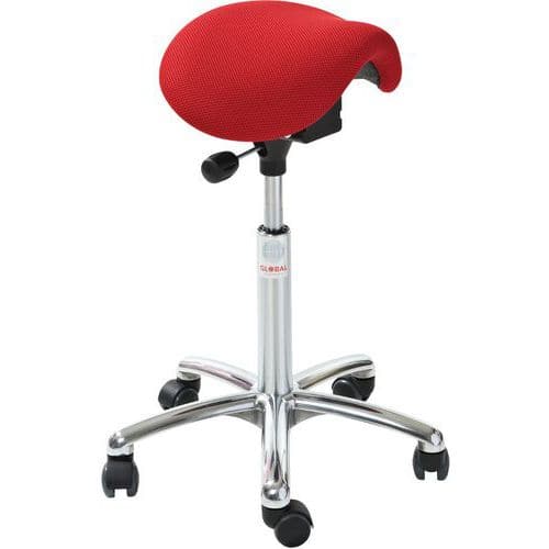 Ergonomische kruk met vulling Mini Alu50 - Global Professional Seating