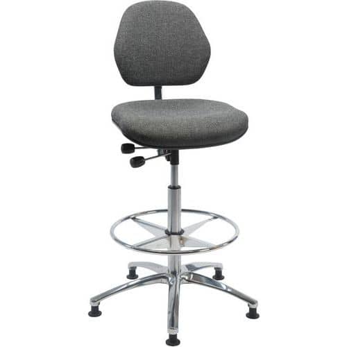 Gevulde stoel van stof - ESD Aktiv - Global Professional Seating