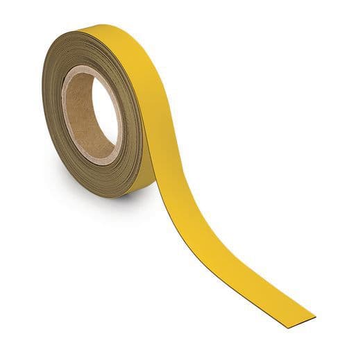 Beschrijfbare magnetische markeringsband,10 m x 30 mm x 1 mm - Maul