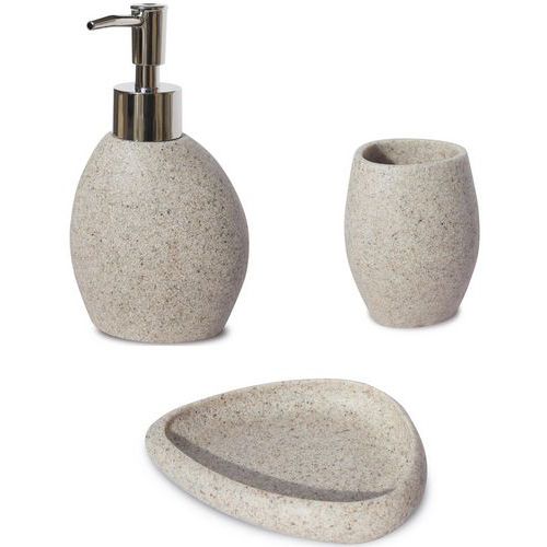 Driedelige accessoireset - Hars Beige - Arvix