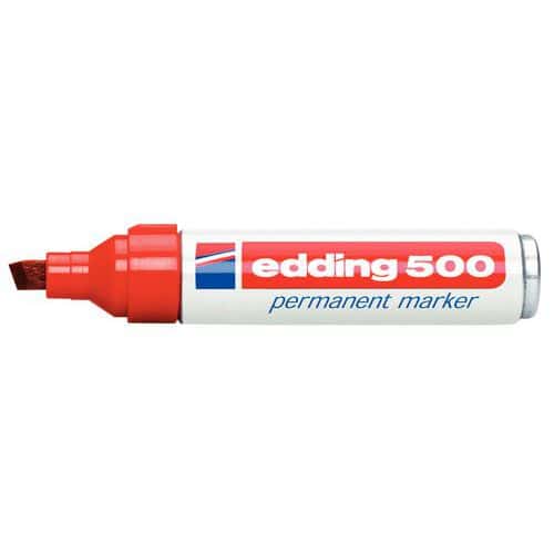 Permanente markeerstift Edding 500 - schuine punt