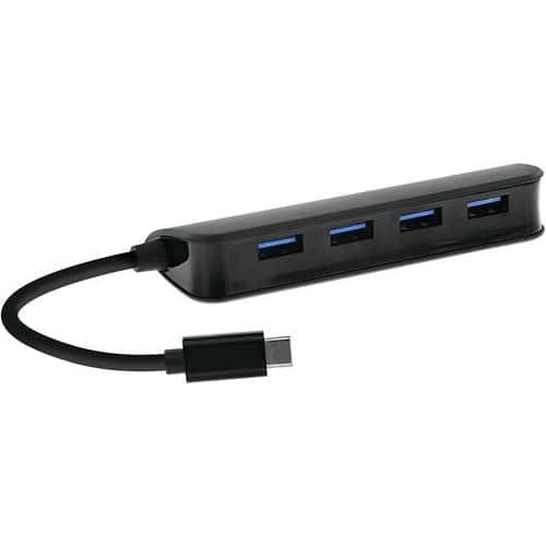 Hub USB Type-C naar 4 poorten USB A 3.0 - T'nB