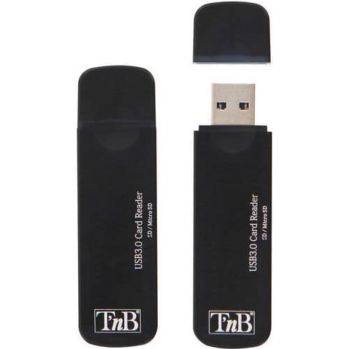 Geheugenkaartlezer USB 3.0 Pocket Reader - T'nB