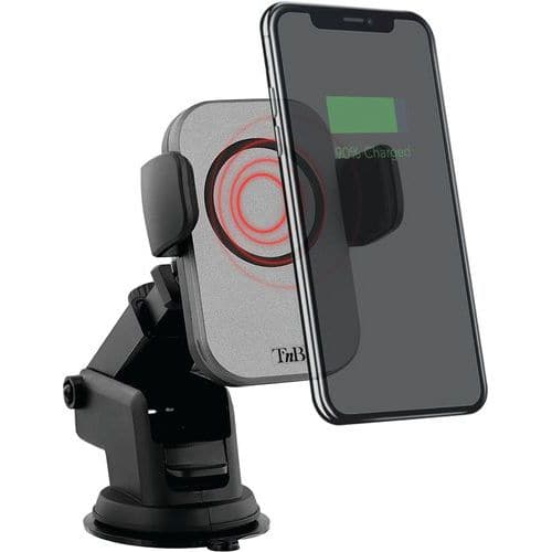 Inductielader auto 3-in-1 opzetstuk voor smartphone - T'nB