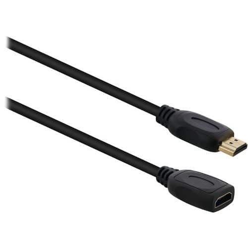 Kabel HDMI mannelijk naar HDMI vrouwelijk - T'nB